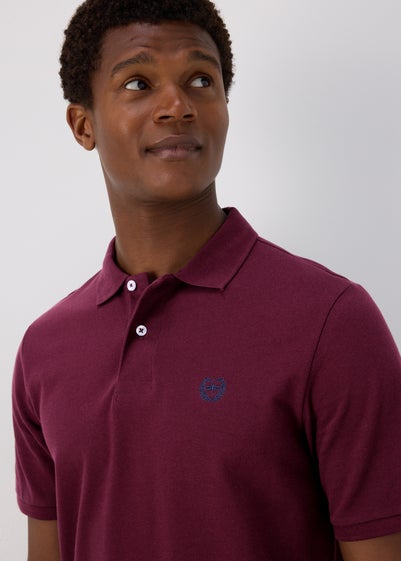 Burgundy Essential Polo Shirt