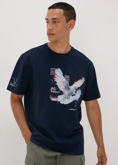 US Athletic Navy Dove Graphic T-Shirt