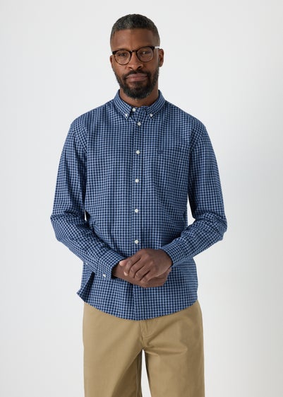 Lincoln Blue Gingham Check Shirt