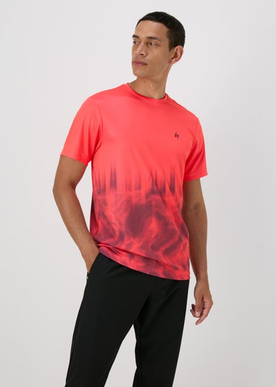 Souluxe Coral Dip Dye T-Shirt