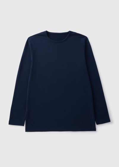 Navy Lightweight Long Sleeve Thermal Top