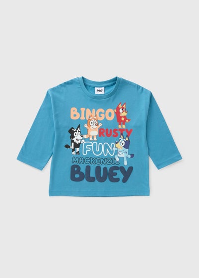 Bluey Boys Blue Best Friends Long Sleeve Top (1-7yrs)