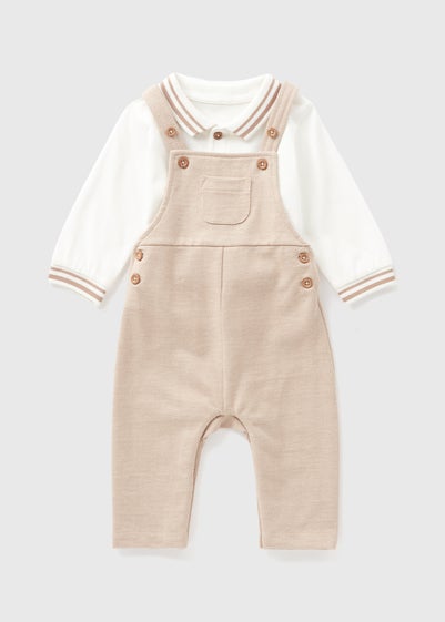 Baby Stone Top & Dungaree Set (Newborn-23mths)