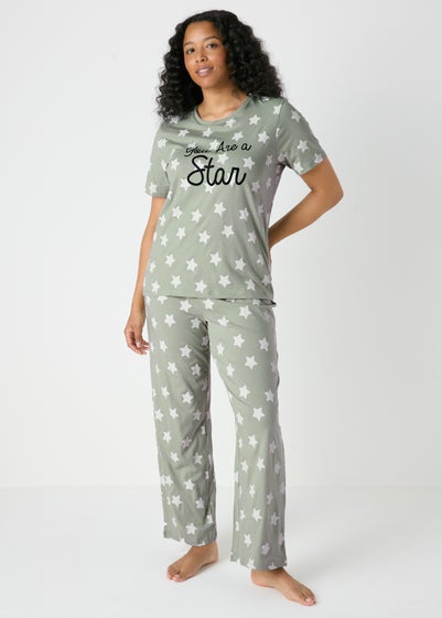 Green Star Pyjama Set