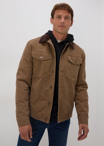 Tan Cord Canvas Jacket