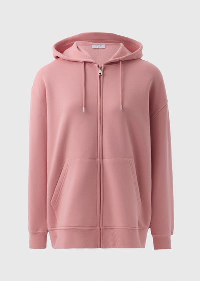 Pink Zipped Hoodie