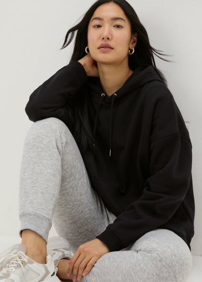 Black Basic Hoodie