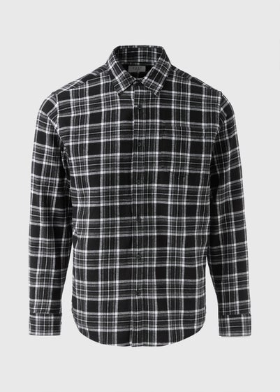 Black Check Flannel Shirt