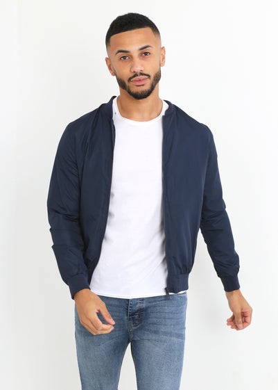 Brave Soul Navy Bomber Jacket