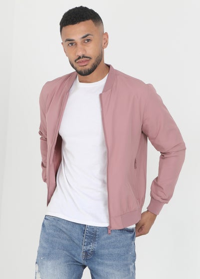 Brave Soul Pink Bomber Jacket