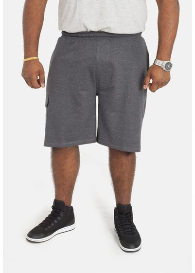 Duke Grey John Kingsize Lightweight Cotton Cargo Shorts