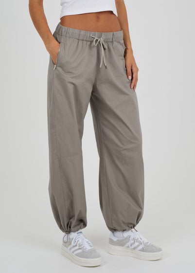 Brave Soul Grey Utility Style Adjustable Cargos