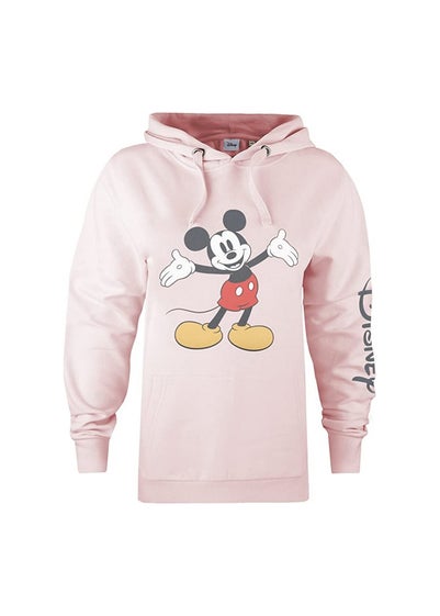 Disney Pale Pink Open Arms Mickey Mouse Hoodie