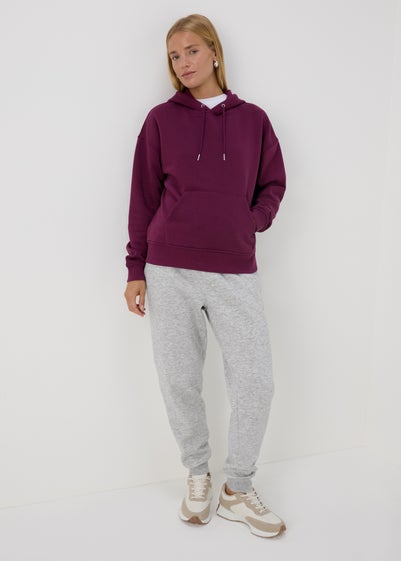 Burgundy Basic Hoodie