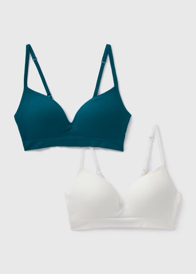 2 Pack Seamless Moulded Bras