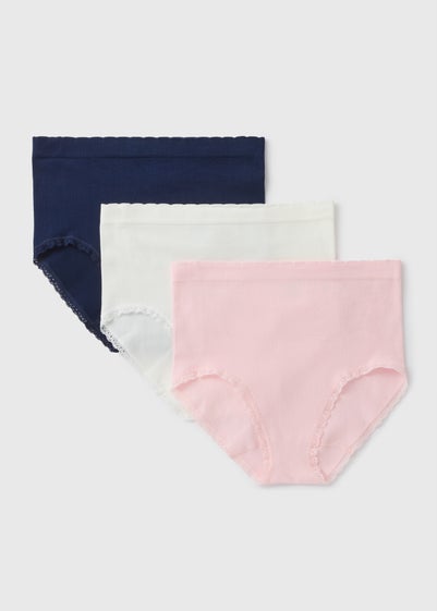 3 Pack Seamless Full Brief Knickers