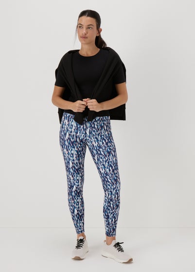 Souluxe Blue Print Sports Leggings