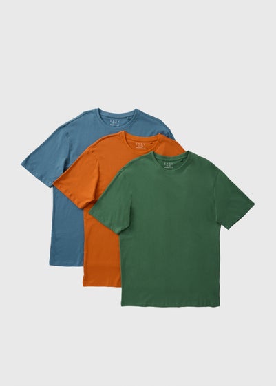 3 Pack Multicolour Essential T-Shirts