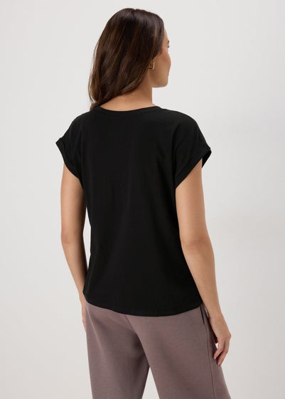 Black Plain T-Shirt