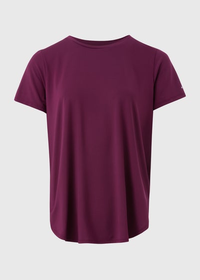 Souluxe Burgundy Longline T-Shirt