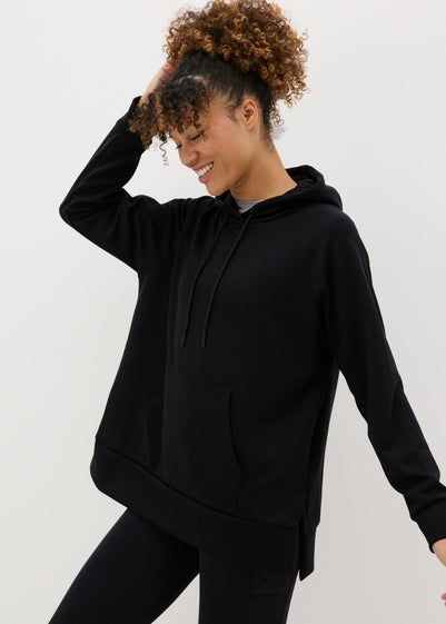 Souluxe Black Longline Hoodie