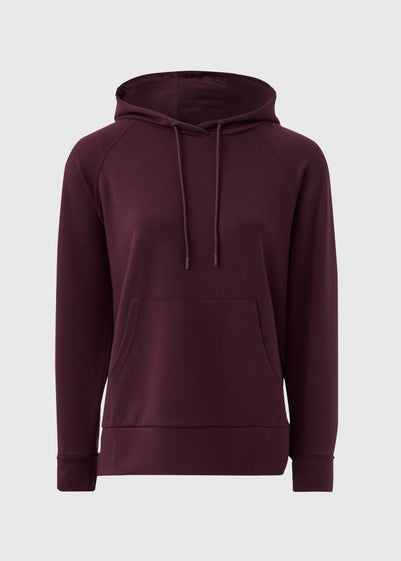 Souluxe Burgundy Longline Hoodie