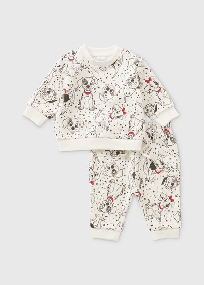 Disney Baby Cream Dalmatians Sweatshirt & Jogging Bottoms Set (Newborn-18mths)