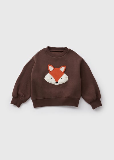 Boys Brown Fox Sweatshirt (1-7yrs)