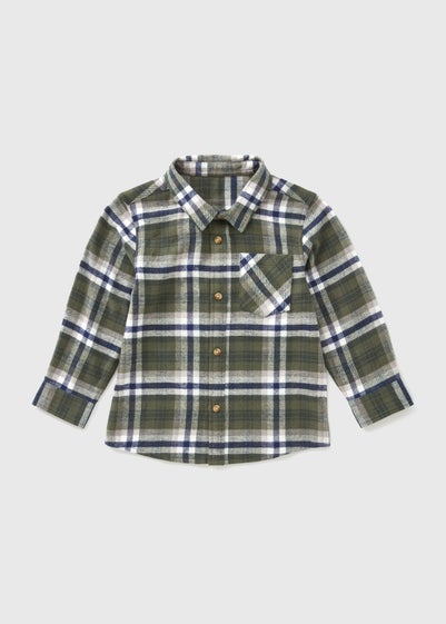 Boys Green Checked Shirt (1-7yrs)