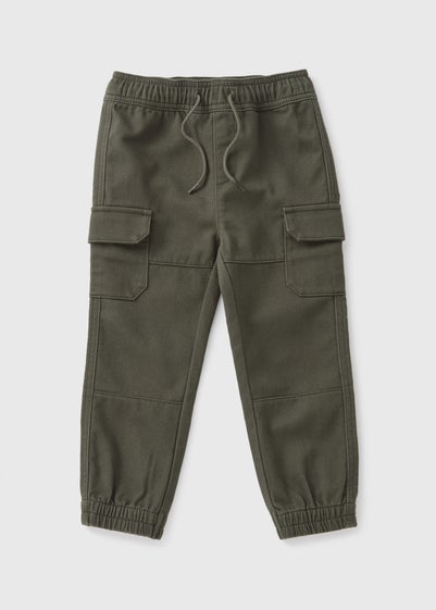 Boys Khaki Cargo Trousers (1-7yrs)