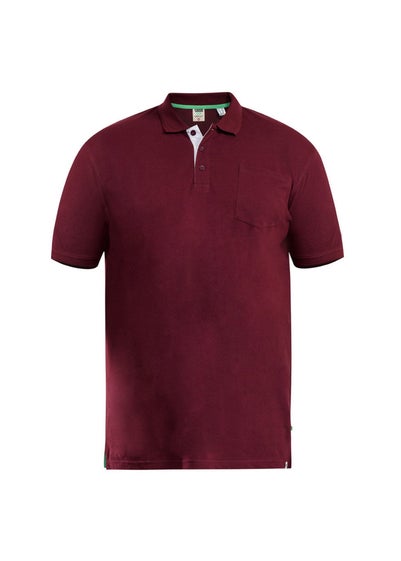 Duke Maroon Grant Kingsize Pique Polo Shirt