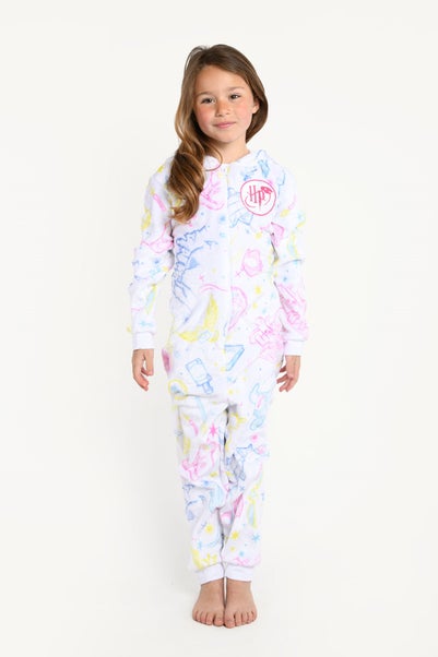 Harry Potter Girls Multicoloured Onesie (7-12 yrs)