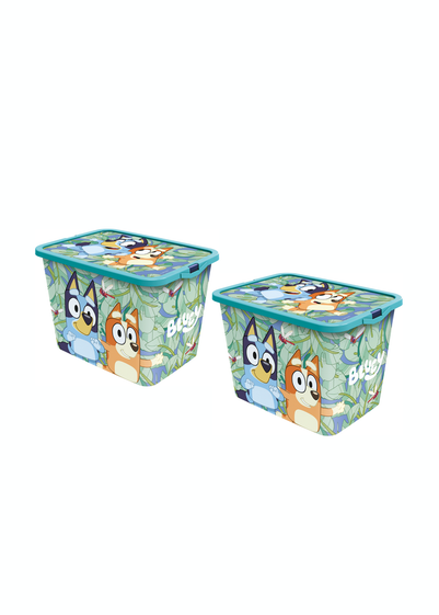 Bluey Storage Box 23L - Set of 2