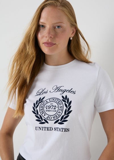 White Los Angeles Graphic T-Shirt