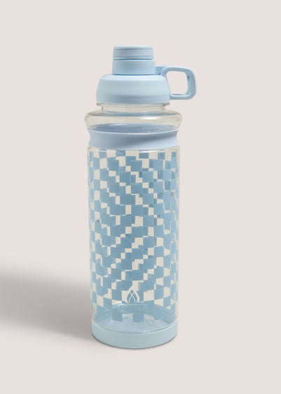 Blue X-Large Checked Bottle