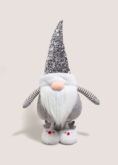 Wondrous Silver Pull Up Gnome