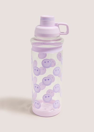 Purple X-Large Smiley Face Bottle