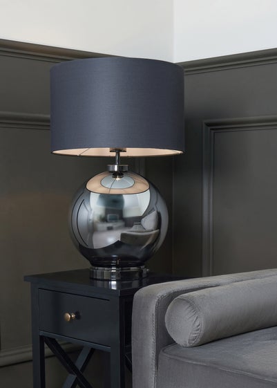 BHS Metro Table Lamp Smoke (57cm x 36.5cm)