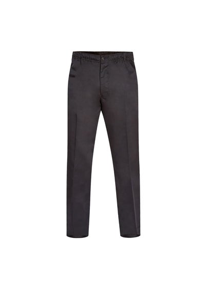 Duke Black Kingsize Basilio Full Elastic Waist Rugby Trousers