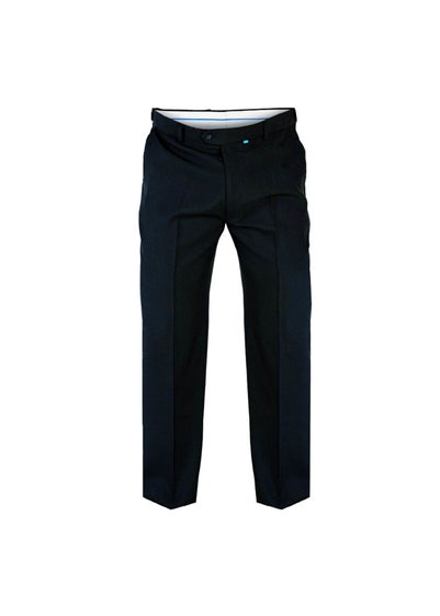 Duke Black Kingsize Max Adjustable Waist Trousers