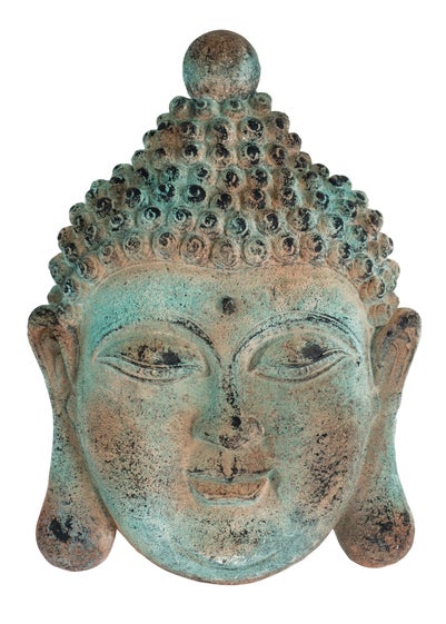 Premier Decorations Stone Wall Mounted Buddha Head (51.5cm) - One Size