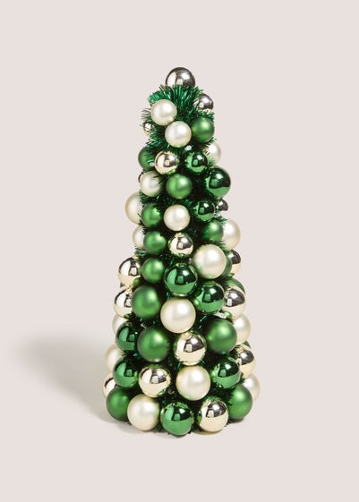 Green Pre Lit Bauble Tree