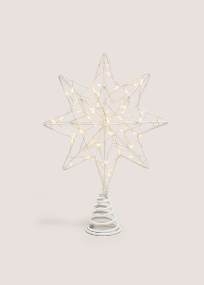 White LED Star Tree Topper