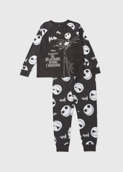 Disney Boys Black The Nightmare Before Christmas Jack Skellington Pyjama Set (4-12 Years)