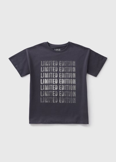 Girls Black Limited Edition T-Shirt (7-15yrs)