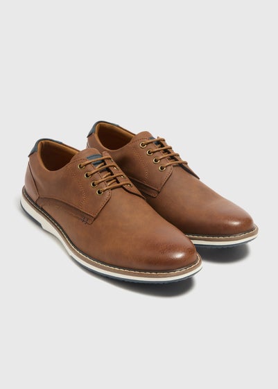 Tan Derby Shoes