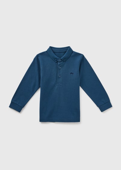 Boys Blue Polo Shirt (1-7yrs)