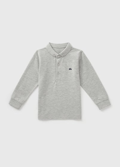 Boys Grey Polo Shirt (1-7yrs)