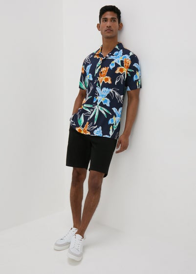 Dark Multicolour Floral Shirt