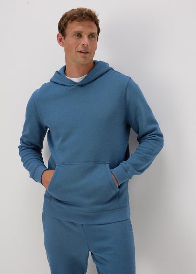 Blue Pull On Hoodie